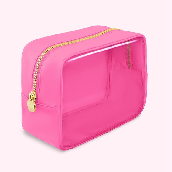 Stoney Clover Lane Clear Front Large Pouch in Bubblegum - Picture 10 of 11